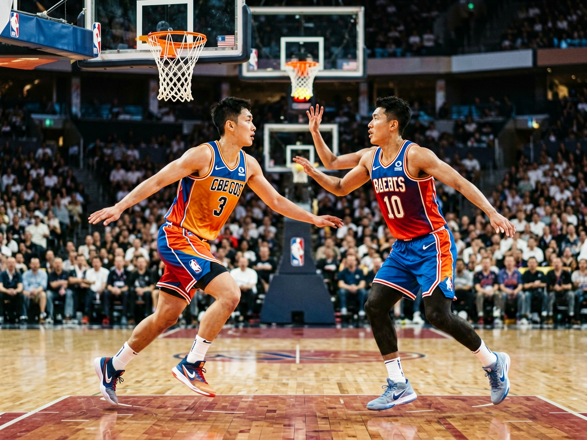 NBA篮球赛场高清对决瞬间